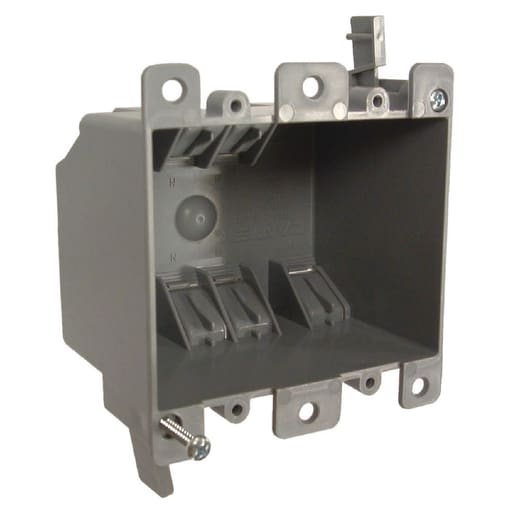 Raco Manufacturing - Raco 7488RAC 2-Device Non-Metallic Cable Box, Old Work, 25.0 cu. in.