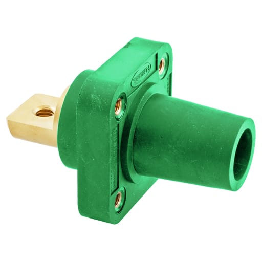 Hubbell Wiring Device - Hubbell HBLFRBGN Single Pole, 300/400A FeMale BUS RECEP, GN