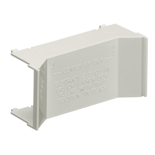 Hubbell Wiring Device - Hubbell PDB1DIV POLYTRAK BOX, 1-G, DEEP