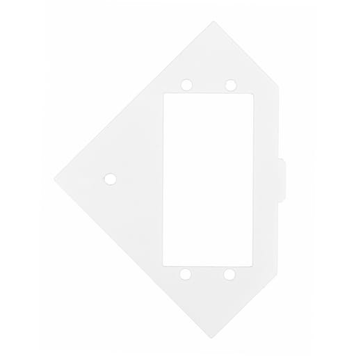 Hubbell Wiring Device - Hubbell RAFB4SPDECO RAFB 4-G SUB-PLATE DECORATOR