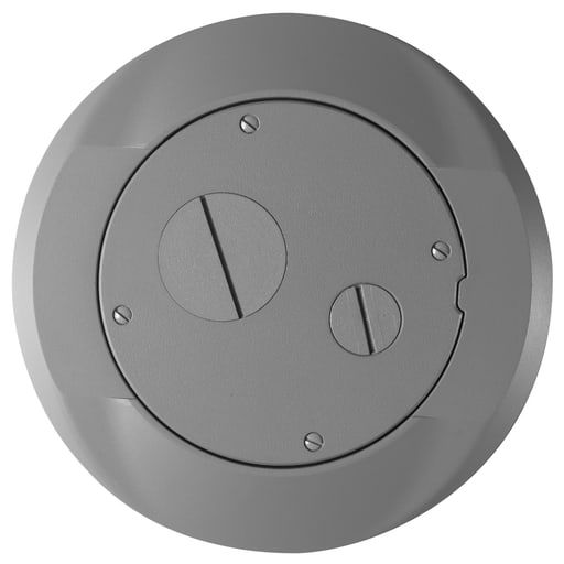 Hubbell Wiring Device - Hubbell S1SPFFGY SUBPLATE, FURN.FEED, SYS 1, GRAY