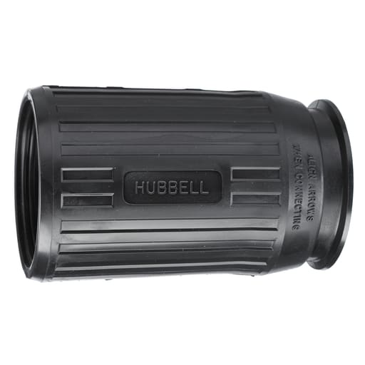 Hubbell Wiring Device - Hubbell HBL7717C Black Weatherproof Device Boot