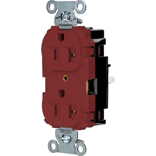 Hubbell Wiring Device - HWDK 5362STR EDGE, PRO RCPT, IND, 2