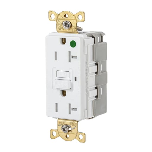 Hubbell Wiring Device - HWDK SNAPGFTW83W 20A 125VAC COM HG