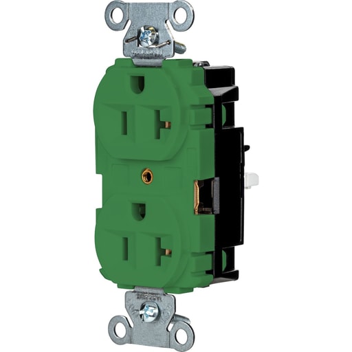 Hubbell Wiring Device - HWDK 5362STGN EDGE, PRO RCPT, IND,
