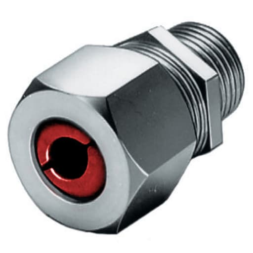 Hubbell Wiring Device - Hubbell SHC1021SSCORDCON, STR ML, .19-.25", 1/2", SS