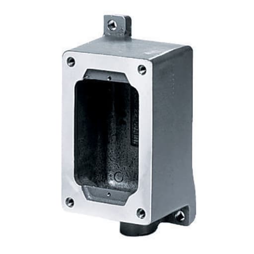 Killark - Killark SWB-1 SWB Series - Aluminum Dead-End Single-Gang Device Body For Use With XCS/XS/XT Cover Assemblies - Hub Size 1/2"