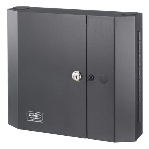 Hubbell Wiring Device - HPW FCW4SPGSA FIBER, WALLMNT CAB,2D