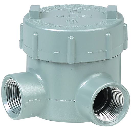 Killark - Killark GEML-1-1/2" GEM Outlet Body L-Type, Aluminum