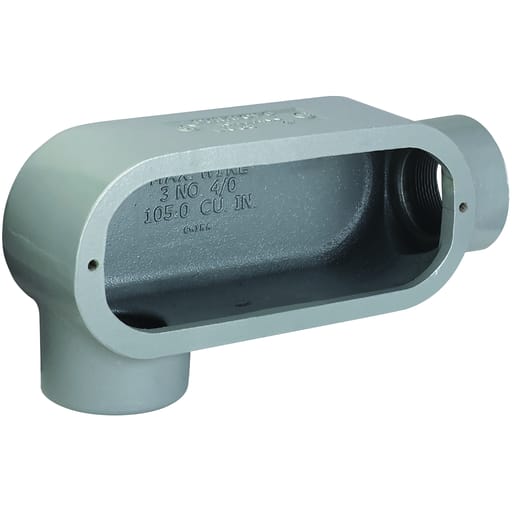 Killark - Killark LR28 3/4" LR Hub, Iron Form-8 Conduit Body