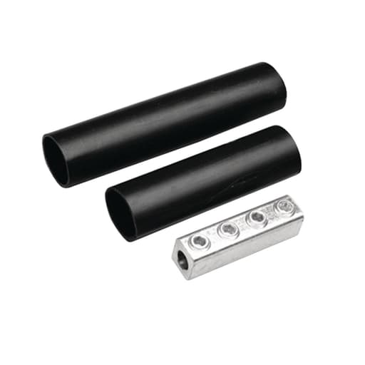 Burndy - Burndy UGSKIT250 Watertight Underground Splice Kit, 1 AWG-250 kcmil, w/ Two Heavy Wall Heat Shrink Sleeves, Al/Cu Rated