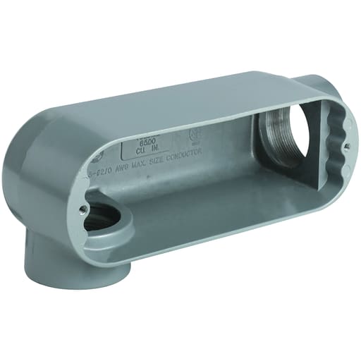 Killark - Killark OLR-3 1" LR Hub, Aluminum O-Series Conduit Body