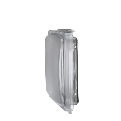 Taymac / Hubbell - Taymac MM1410C 2-Gang Weatherproof Flip Cover, 55-in-1, Flat, Clear