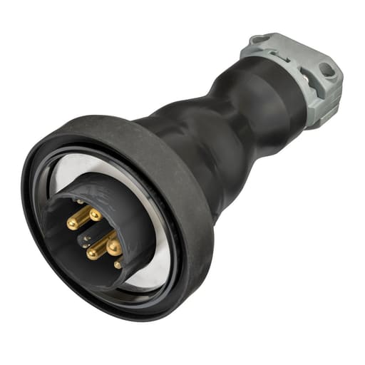 Hubbell Wiring Device - HWDK HBLBA4M BREAKAWAY MALE PLUG, 4