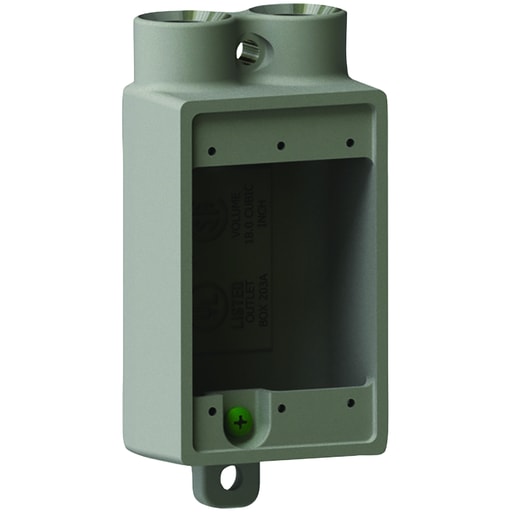 Killark - Killark FSS-2 3/4"Aluminum, FSS Type Shallow Device Box