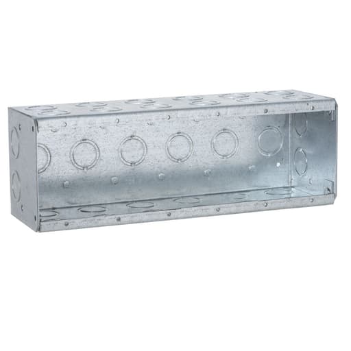 Raco Manufacturing - Raco 965 Masonry Box, 6 Device, Non-Gangable, 3-1/2" Deep, 1/2" & 3/4" Knockouts