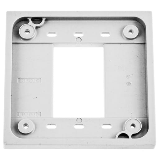Hubbell Wiring Device - Hubbell HBL4APWADAPTER PLATE, 4-PLEX, WH