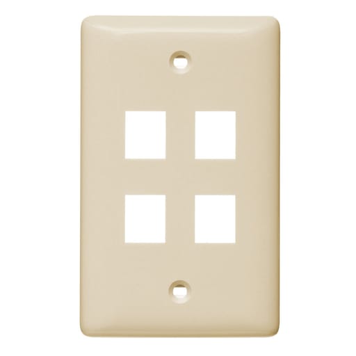 Hubbell Wiring Device - HPW NSP14LA PLATE, WALL,LABEL-LESS,