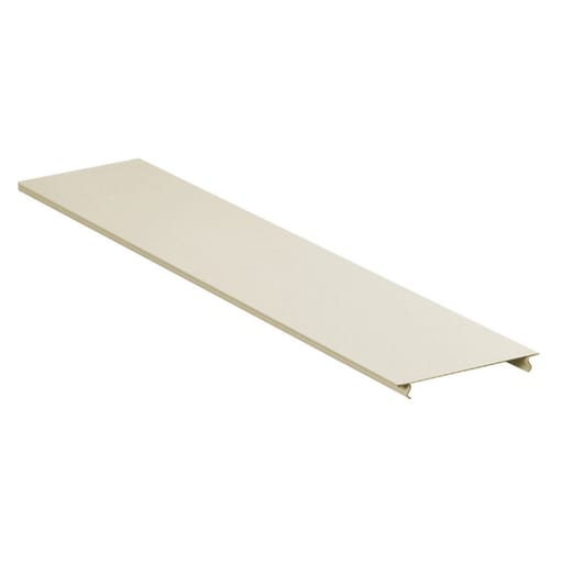 Hubbell Wiring Device - Hubbell HBL4750CIV 5 Foot Ivory Metal Raceway Cover