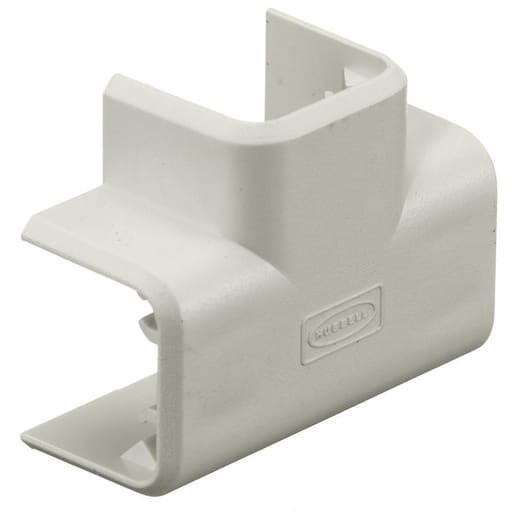 Hubbell Wiring Device - Hubbell PT1TC PT1 PremiseTrak® Non-Metallic Raceway Tee (Cover Only), Office White