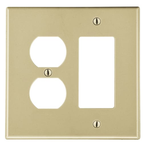 Hubbell Wiring Device - HWDK P826I WALLPLATE, 2-G, 1) DUP