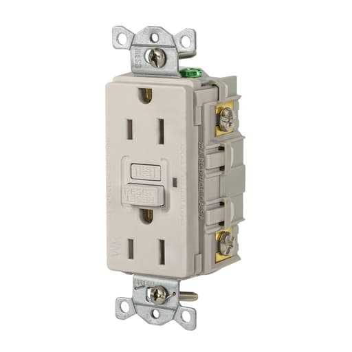 Hubbell Wiring Device - HWDK GFRWR15LA 15A 125VAC COMM WR G