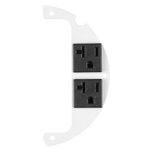 Hubbell Wiring Device - Hubbell S1R6SPZ S1R FRPT 6SP 40 RIGHT 2X RECEP