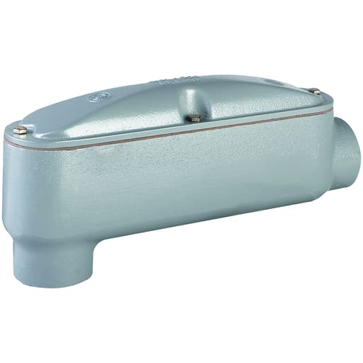Killark - Killark MOLB-7 2-1/2" LB Hub,Aluminum Mogul Conduit Body