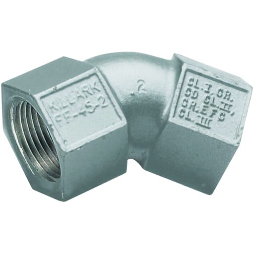 Killark - Killark FF-45-1 45± 1/2" Aluminum Elbow, Female/Female