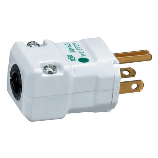 Hubbell Wiring Device - Hubbell HBL8464V VALISE Plug, HG, 20A 250V, 6-20P, WH