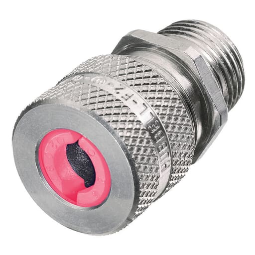Hubbell Wiring Device - Hubbell / Kellems SHC-1044 1" x 1.00"-1.13" Straight Male Cord Connector - Aluminum
