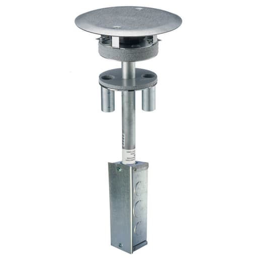 Hubbell Wiring Device - Hubbell S1PT4X4FITJ 3-Piece Fire Rated Poke-Through Device with Junction Box