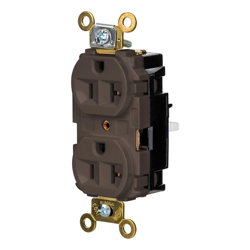 Hubbell Wiring Device - HWDK HBL5362ST EDGE, DPLX RCPT, IND