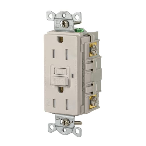 Hubbell Wiring Device - HWDK GFRTW15LA 15A 125VAC COMM TRWR