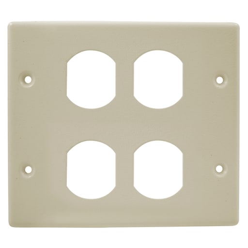 Hubbell Wiring Device - HWDK HBL4747BBIV RACEWAY, PLT, 2G D