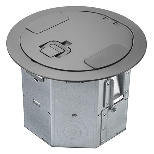 Hubbell Wiring Device - HWDK RAFB4GRY ROUND AFB, 4-G, 6.5IN