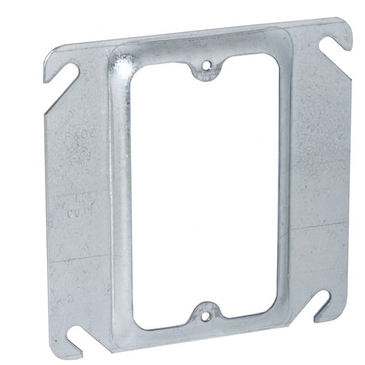 Raco Manufacturing - Raco 771 4" Square Mud-Ring, For 1 Device, Raised 1/4"