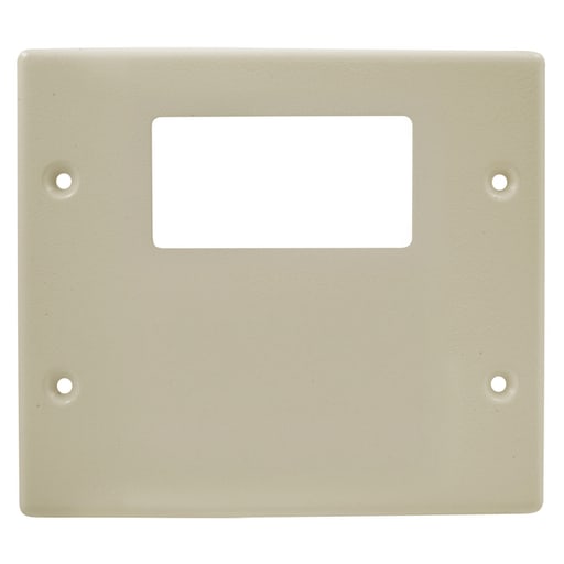Hubbell Wiring Device - Hubbell HBL4747RXIV Raceway, PLT, 2G 1 STY/BLNK, HBL4750, IV