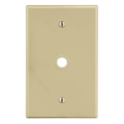 Hubbell Wiring Device - HWDK P11I WALLPLATE, 1-G, .406" OPN