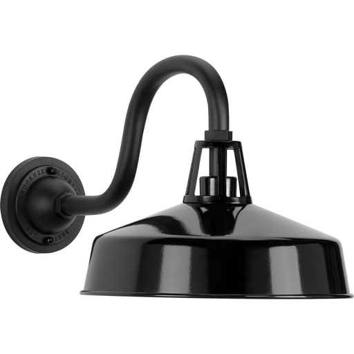 Progress Lighting - Progress P560091-031 Cedar Springs Black One-Light Extra-Large Wall Lantern