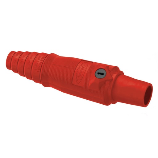 Hubbell Wiring Device - Hubbell HBL400FR 400 Amp 600 VAC 250 VDC 1-Pole Red FeMale Plug