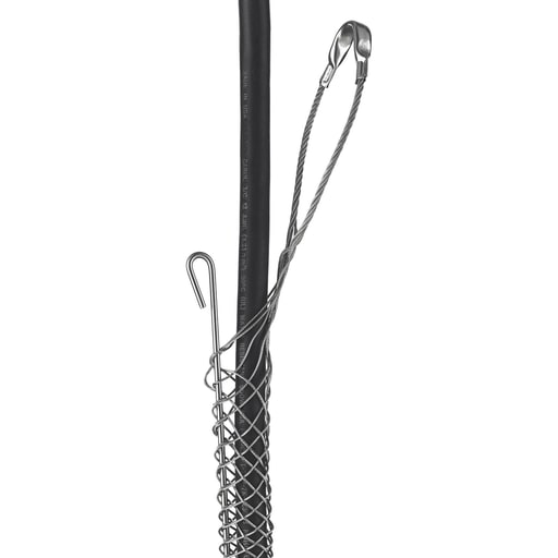 Hubbell Wiring Device - Hubbell / Kellems 022-03-039 .75"-.99" Standard Duty Support Grip - Offset Eye, Split Mesh, Rod Closing