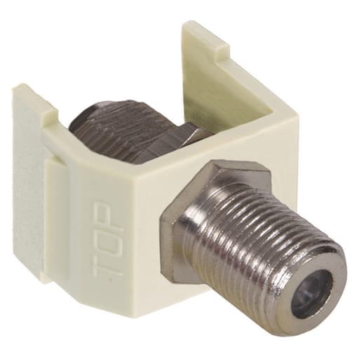 Hubbell Wiring Device - HPW NSF70I SNAP-FIT, F-CONN,NICKEL,