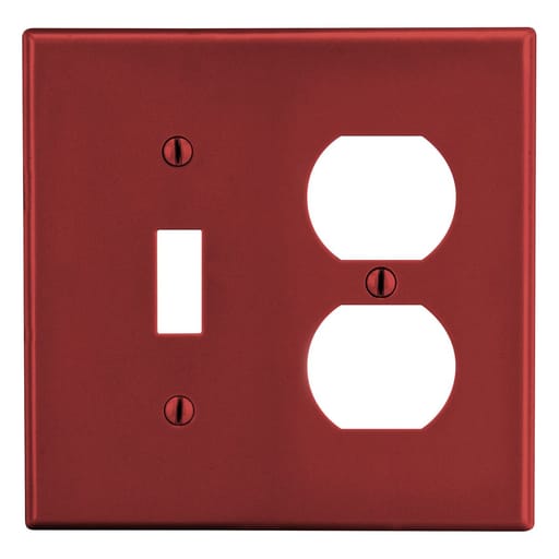 Hubbell Wiring Device - HWDK PJ18R WALLPLT, M-SIZE, 2-G, 1)