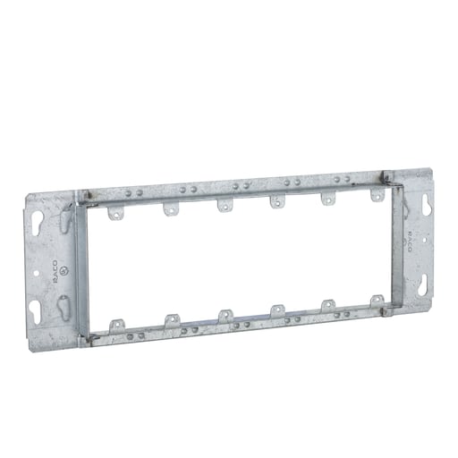 Raco Manufacturing - Raco 825 Gang Box Mud-Ring, 6 Device, Raised 3/4"