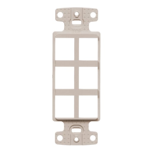 Hubbell Wiring Device - HPW NS616LA PLATE, DECORATOR KEYSTO