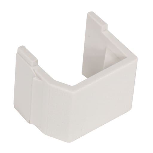 Hubbell Wiring Device - Hubbell SFB10 Blank Office White Snap-Fit Modular Connector