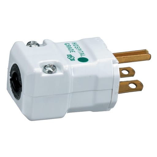 Hubbell Wiring Device - Hubbell HBL8666V VALISE Plug, HG, 15A 250V, 6-15P, WH
