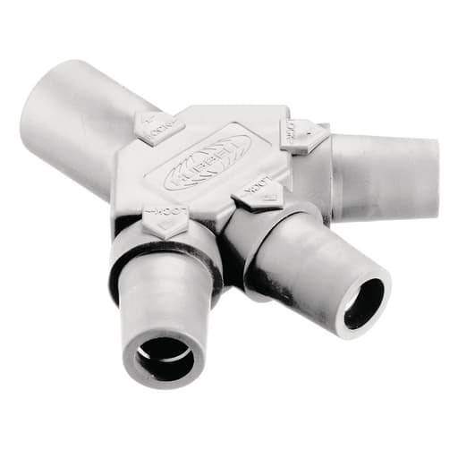 Hubbell Wiring Device - Hubbell HBLM3FW Single Pole, TRI TAP, M-F-F-F, WHITE