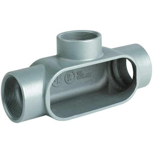Killark - Killark T27 3/4" T Hub, Iron Form 7 Conduit Body